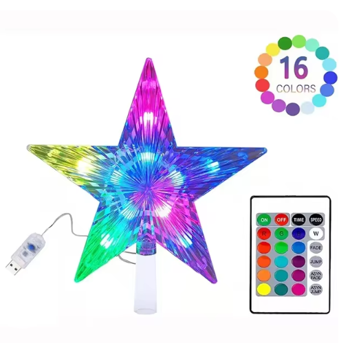 Christmas Tree Topper Star Light