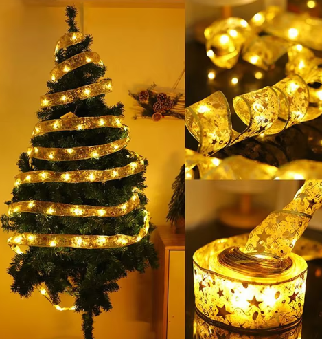 Christmas Decoration LED Ribbon Fairy Lights