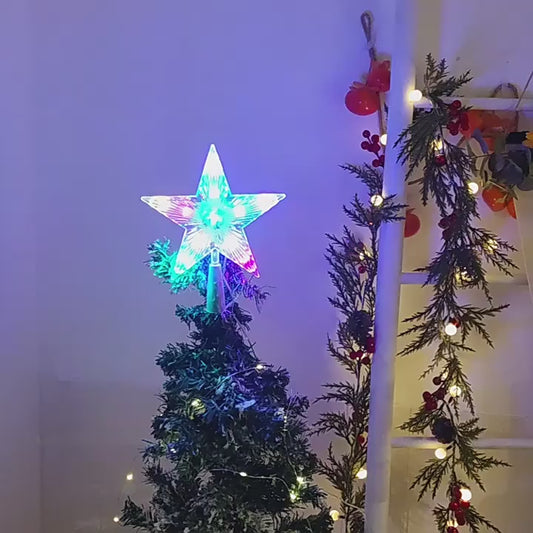 Christmas Tree Topper Star Light