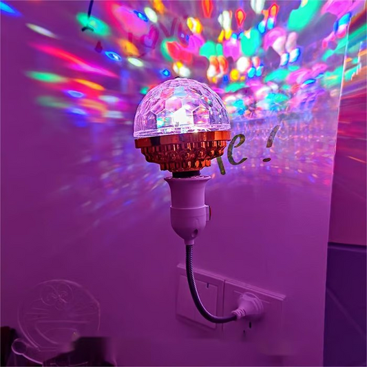 Colorful Rotating Disco Ball Light 360 Magic